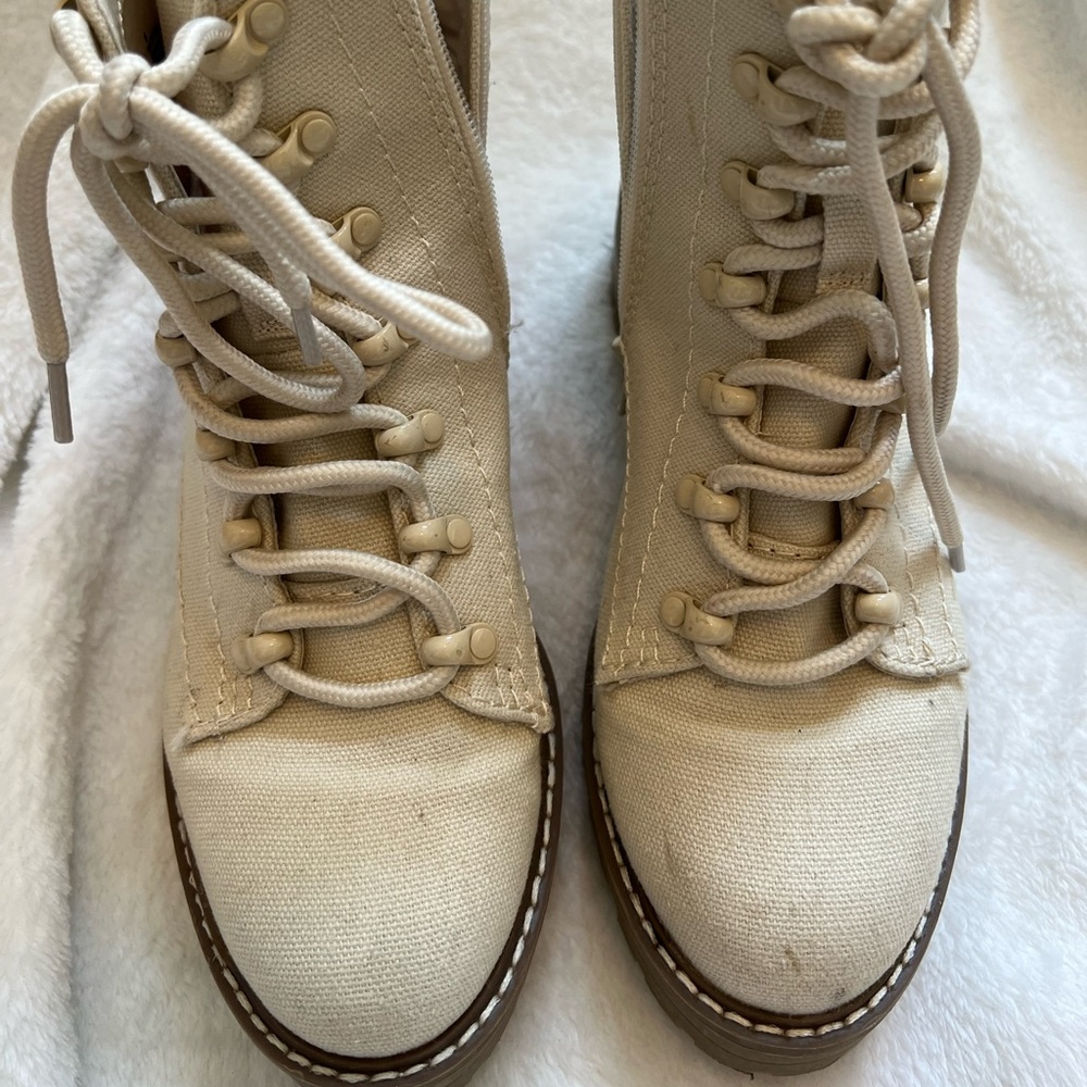 Universal Thread Canvas Combat Boots - image 2